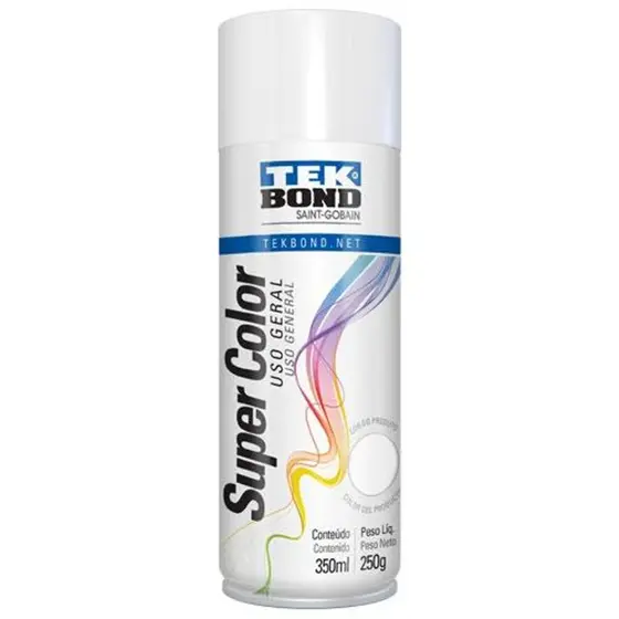 spray branco brilhante - tekbond
