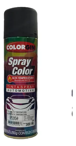 spray preto alta temperatura - colorgin