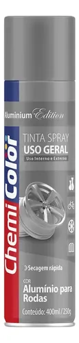 spray aluminio para rodas - chemi color