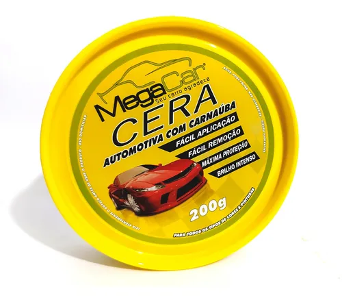 cera automotiva carnauba - megacar