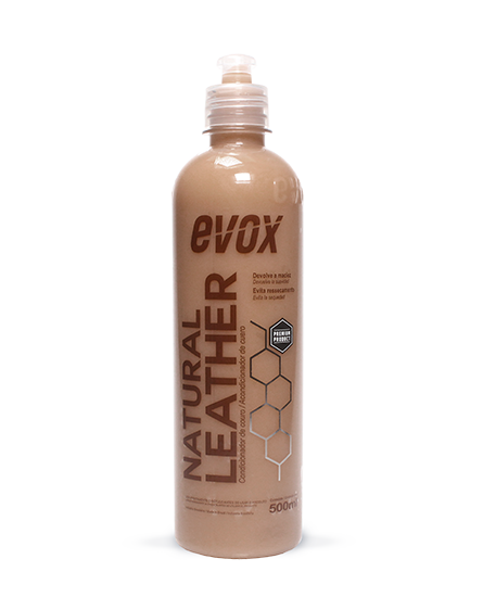 hidratante de couro natural leather 500ml - evox